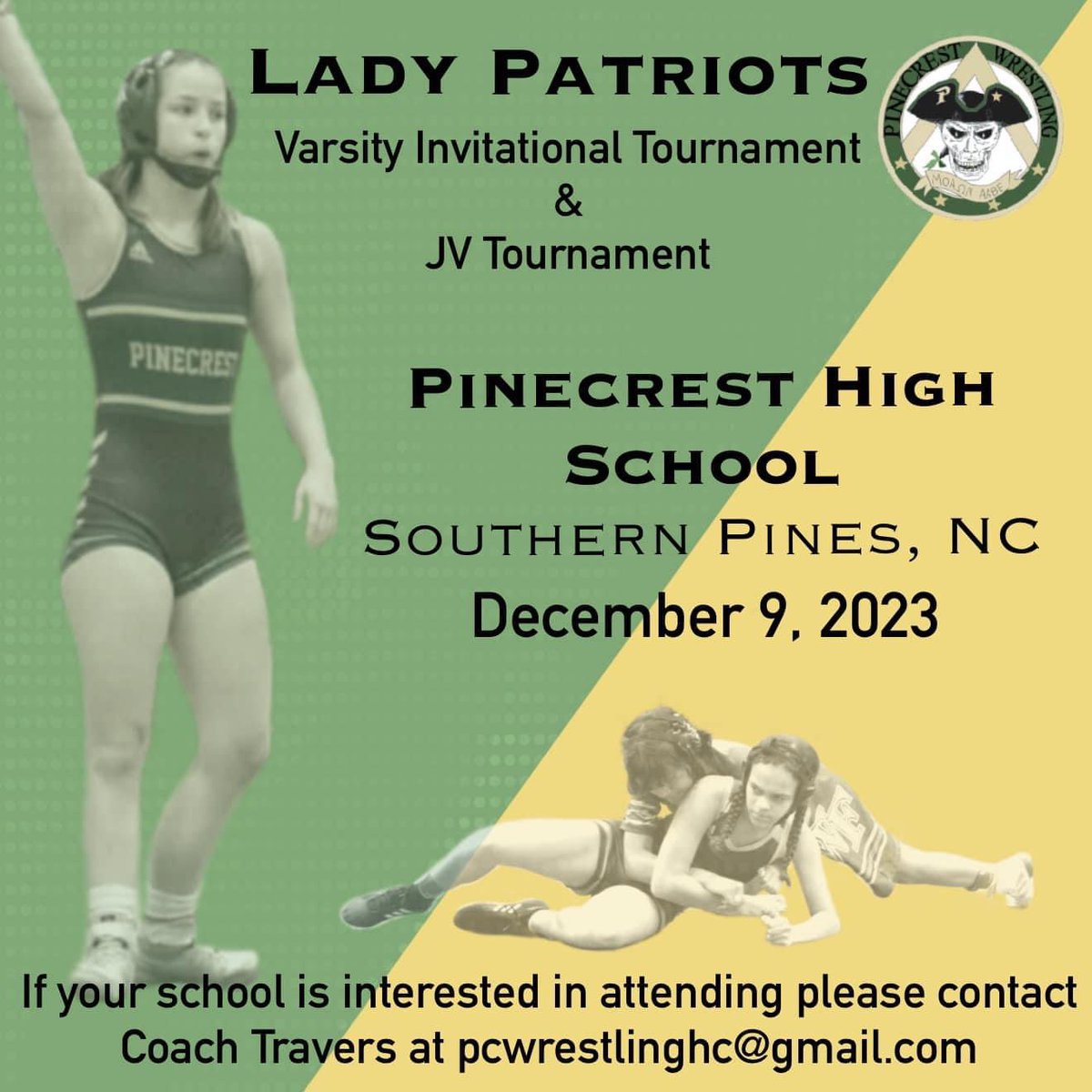 Calling any HS with women’s programs. Come get some! @ncwomenswrestle