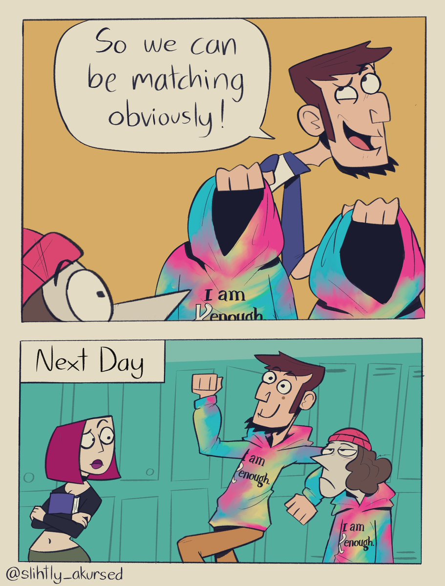 slihtly_akursed's tweet photo. They’re just Ken and that’s Kenough
#clonehigh #topherbus #clonehighabe #abeclonehigh #tophabe #CloneHighfanart #comic https://t.co/K4WXbH6n6D