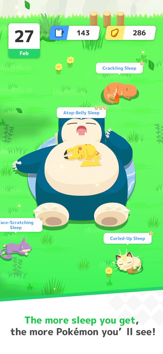 The Pokémon Company gave up on trying to get us to get out an exercise with Pokémon Go, and are now settling for a sleep tracking app that lets you attract Pokémon as a lazy Snorlax while you sleep. #pokemonsleep <a href="/PokemonSleep/">Pokémon Sleep</a>