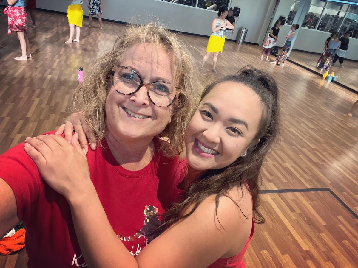star4laughs's tweet photo. Tonight was my last @hothulafitness class @goeosfit as they have canceled the Hot Hula classes in East Valley locations!  @terricia.iglesias Thank you so much for being Awesome &amp; Inspiring! You’ve reignited my love for Hula! I’m healthier &amp; have gone down 2 sizes! Thank you! ❤️ https://t.co/MBaT9FZFIV