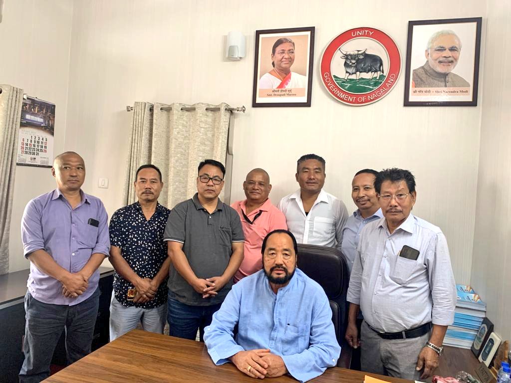 YanthungoPatton's tweet photo. Had an interaction with the officials of CNTC this morning in Kohima and discussed issues of relevance. Grateful to the team for the visit and for sharing their thoughts!

@narendramodi @AmitShah @BJP4India @BJP4Nagaland @JPNadda @MChubaAo @blsanthosh @AlongImna @BJPCentralMedia https://t.co/mcAoHKE1rn