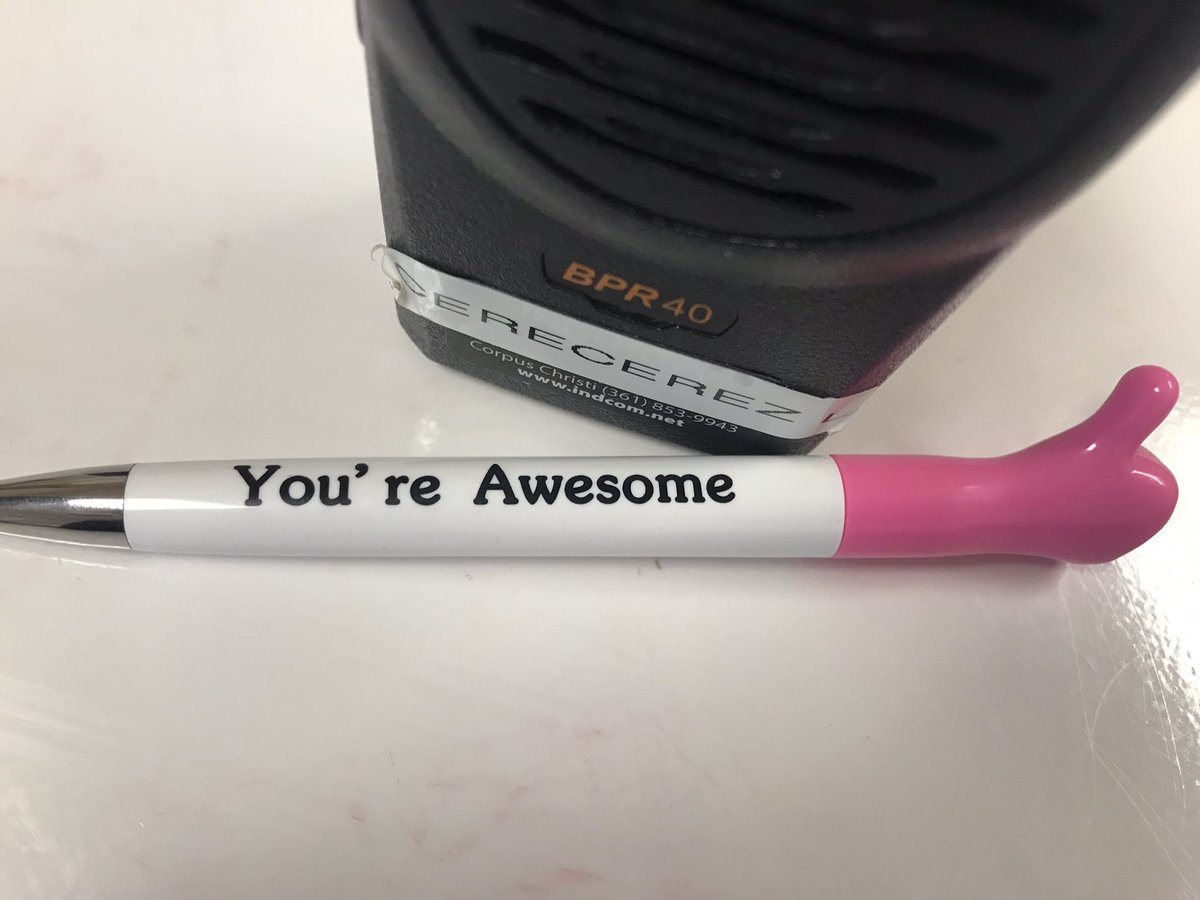 You guys! 
How #awesome is this!
I don’t know who and I don’t know when🤷🏻‍♀️
But someone placed this #awesome pen inside one of my backpack pockets!
Imagine my joy when I discovered it today!🥹
#CCAFamily, you’re the best!!
#ThankYou🫶🏻