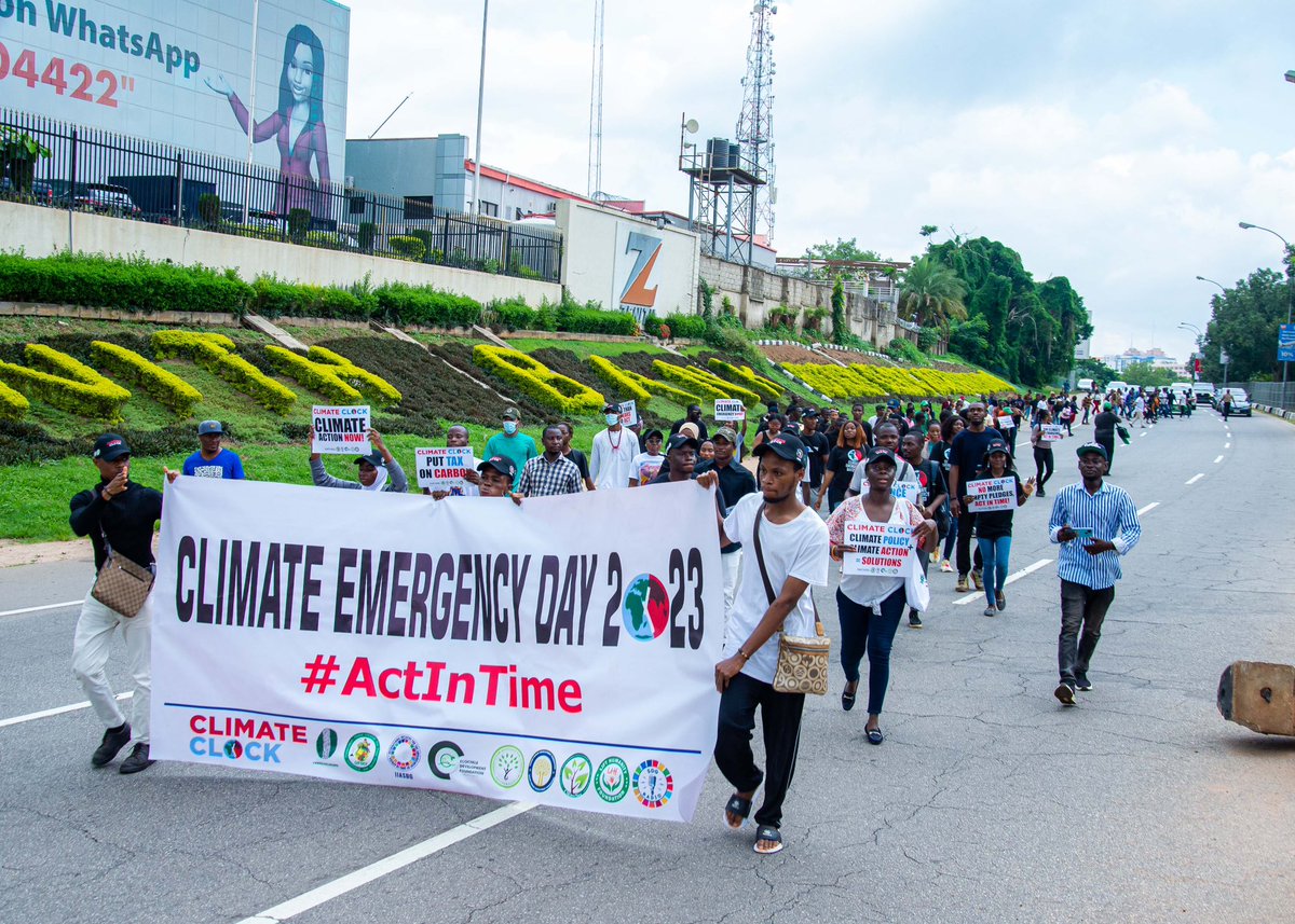 The era of global boiling has arrived and with this HEY Ambassador and Africa Regional Focal Point Aliyu Sadiq staged a National Climate Action Awareness March to mark the Climate Emergency Day in Abuja, Nigeria.
.
#wearehey #theheycampaign