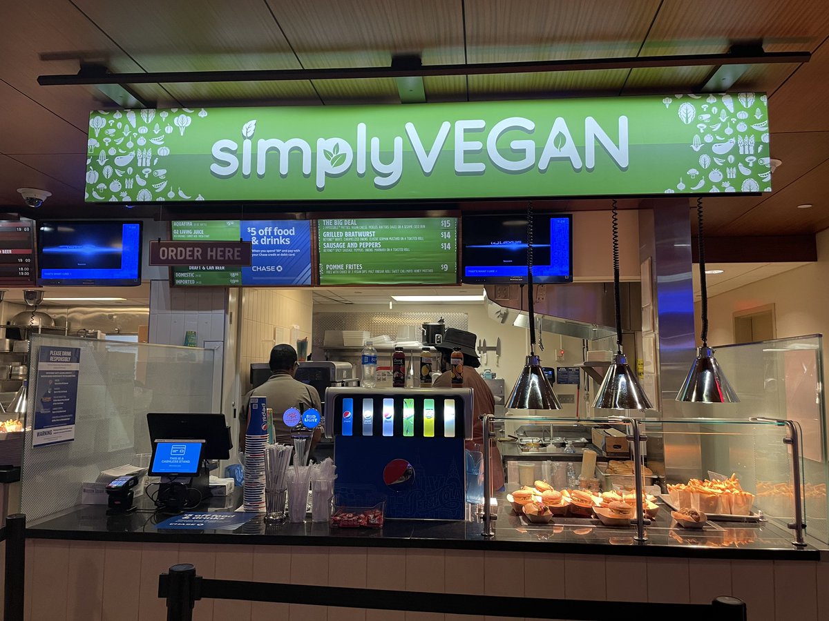 Inside Madison Square Garden. #NYCvegan