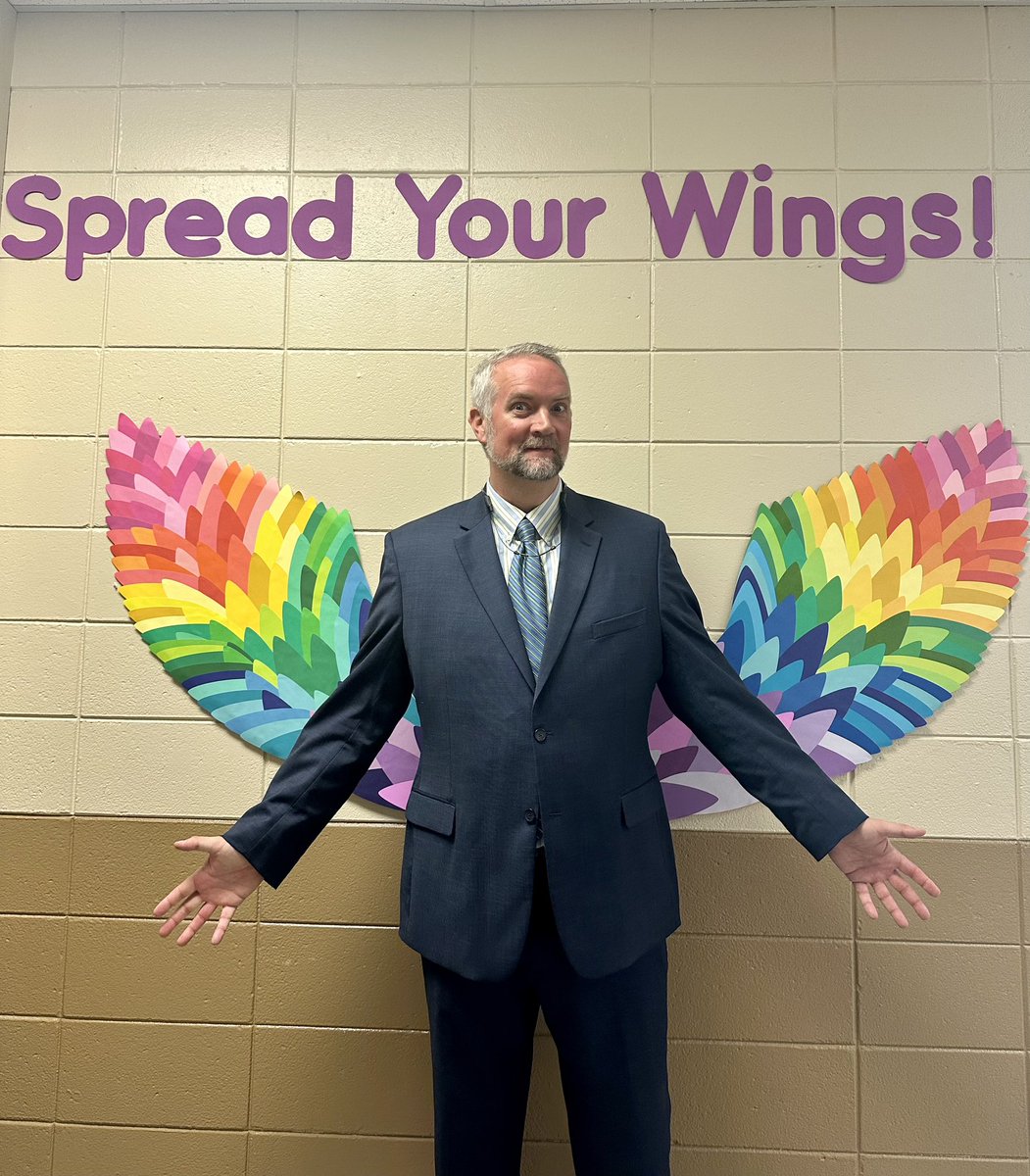 Had a great first day of school. Ready to fly!