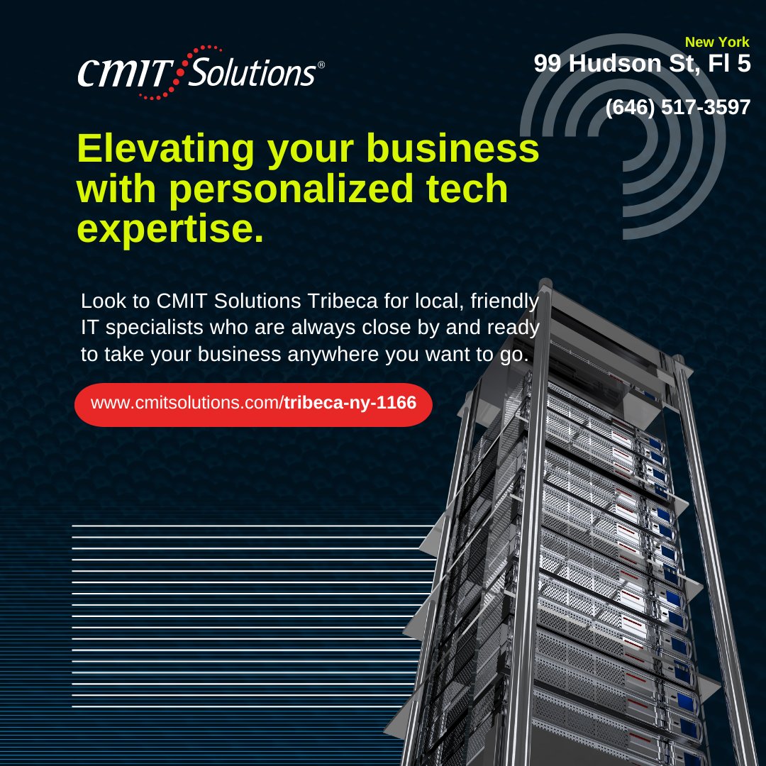 CMITofTribeca's tweet image. Elevating Your Business with Personalized Tech Expertise! 🌟 Our tailored IT solutions will take your business to new heights and beyond. 💼💻 #TechExpertise #PersonalizedSolutions #BusinessElevation #ITConsulting #BusinessGrowth #TechAdvantage #DigitalTransformation #ITStrategy