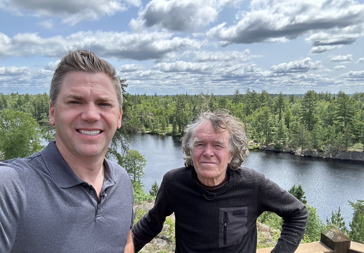 JDLauritsen's tweet photo. Finding Minnesota returns tonight with a wilderness retreat unlike any other. We go to the Canadian border where famous explorer Will Steger’s “Castle in the Woods” is about to become a reality. @WCCO https://t.co/cB4h5Ct9Nj