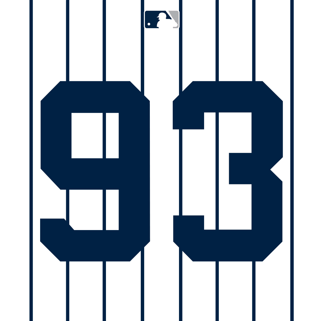 MLB Jersey Numbers on X: RHP Keynan Middleton will wear number 93. First  wearer in team history. #Yankees  / X