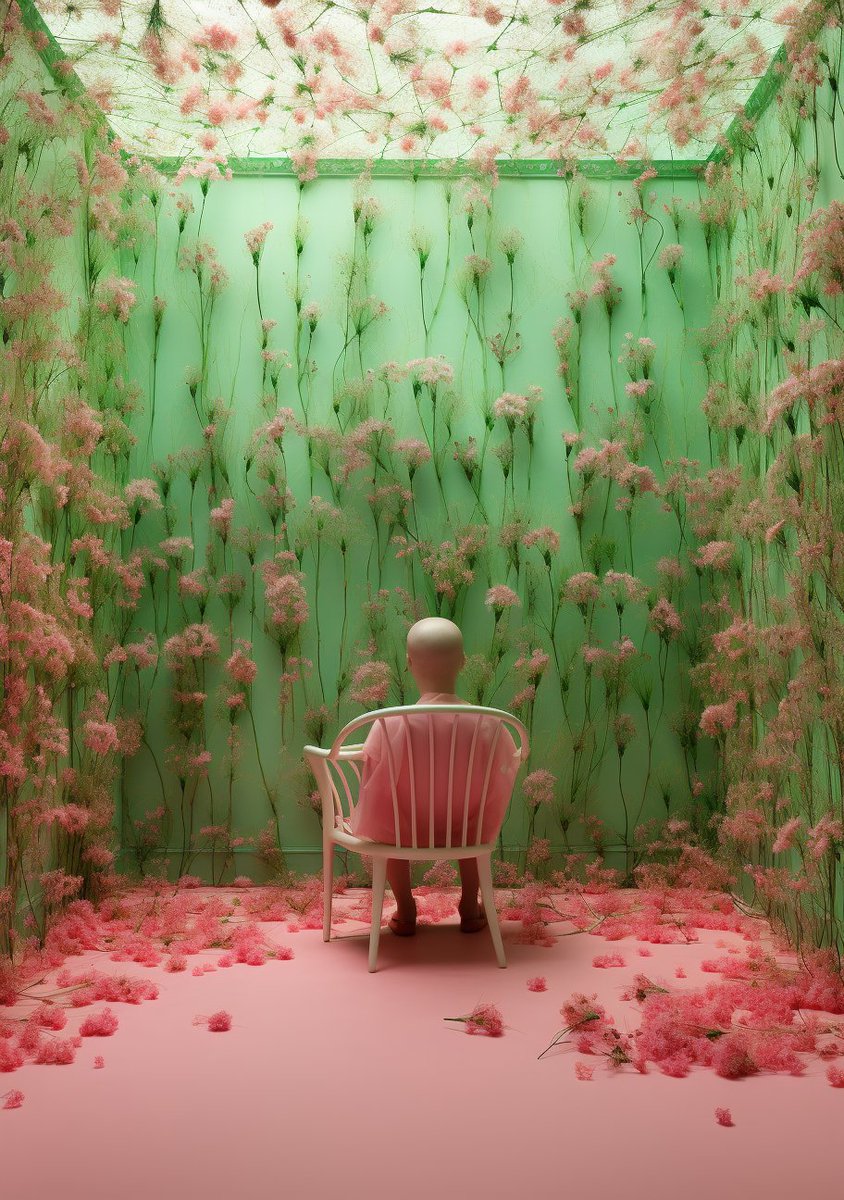 Ai_Art_Account's tweet photo. 🟩 Green 🟩 &amp; 🌸 Pink 🌸

#midjourney #midjourneyprompt #art #newart #randomaiartworks #ai_art_gallery #aiartfamily #aiart #collectart #promptart #generativeart #loveallart #greenart #green #pink #pinkart #pinkfashion #greenfashion #seated #offputting #oddart #hashtaggod https://t.co/RZXo2UyNFu