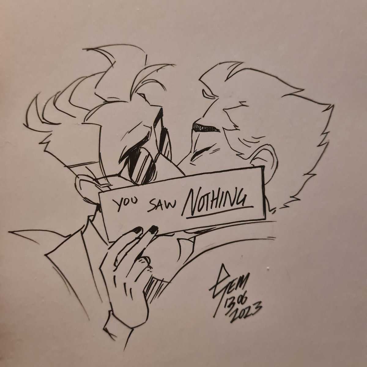 The sketch ♥ 
#GoodOmens2Spoilers #GO2Spoilers 
