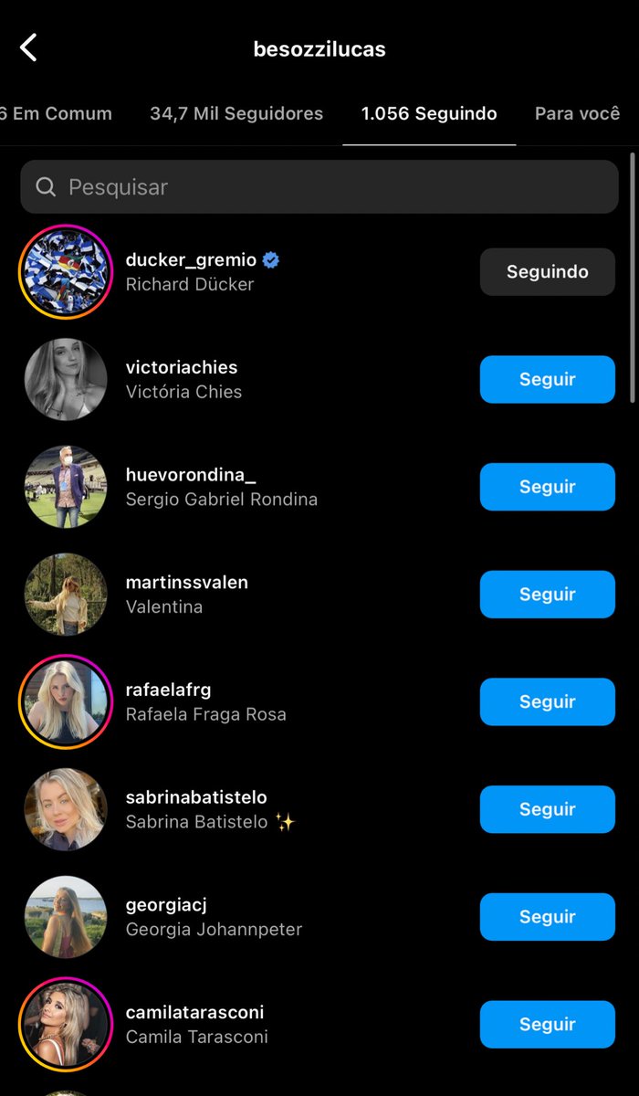 FBITricolor's tweet photo. Lucas Besozzi 

2 horas em Porto Alegre 

10 brasileiras seguidas no Instagram 🔥 https://t.co/XWowLl7csS