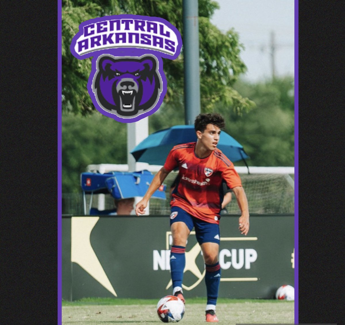 Next step in the process 💜 Excited to commit to Central Arkansas #D1Bound #BearClawsUp <a href="/ucamenssoccer/">UCA Men's Soccer</a>