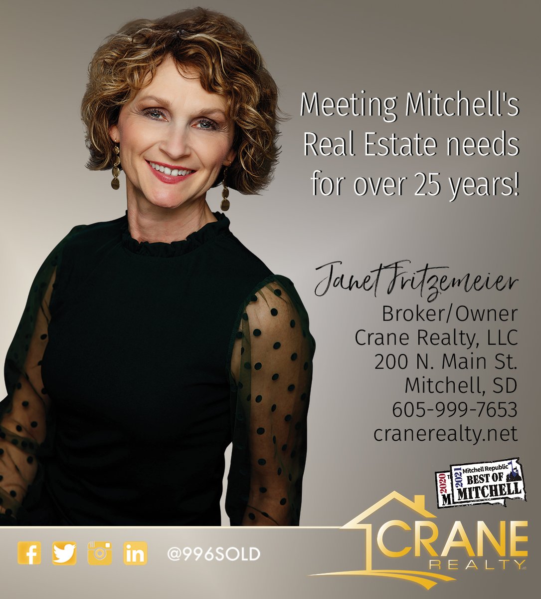 996SOLD's tweet photo. Looking for personal, customer-first Real Estate service? Call or text Janet! https://t.co/huV3UDGGoz