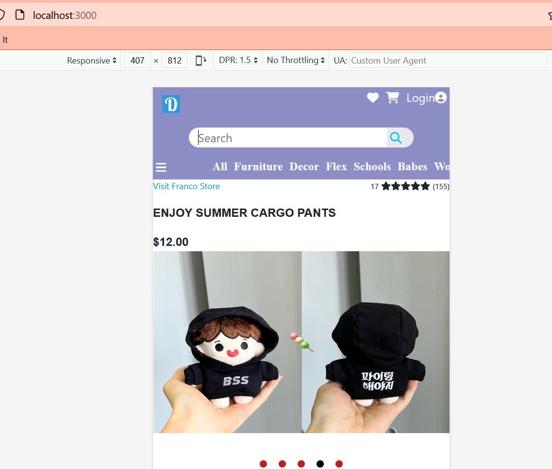 Day 3 #100DaysOfCode i just design my product details template page.🏋️🏋️it takes more than i expected to design the product gallery image. The horizontal scrolling with the current item i used react intersectionObserver API