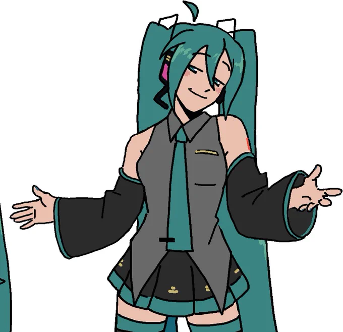 this miku.. her smug aura mocks me
