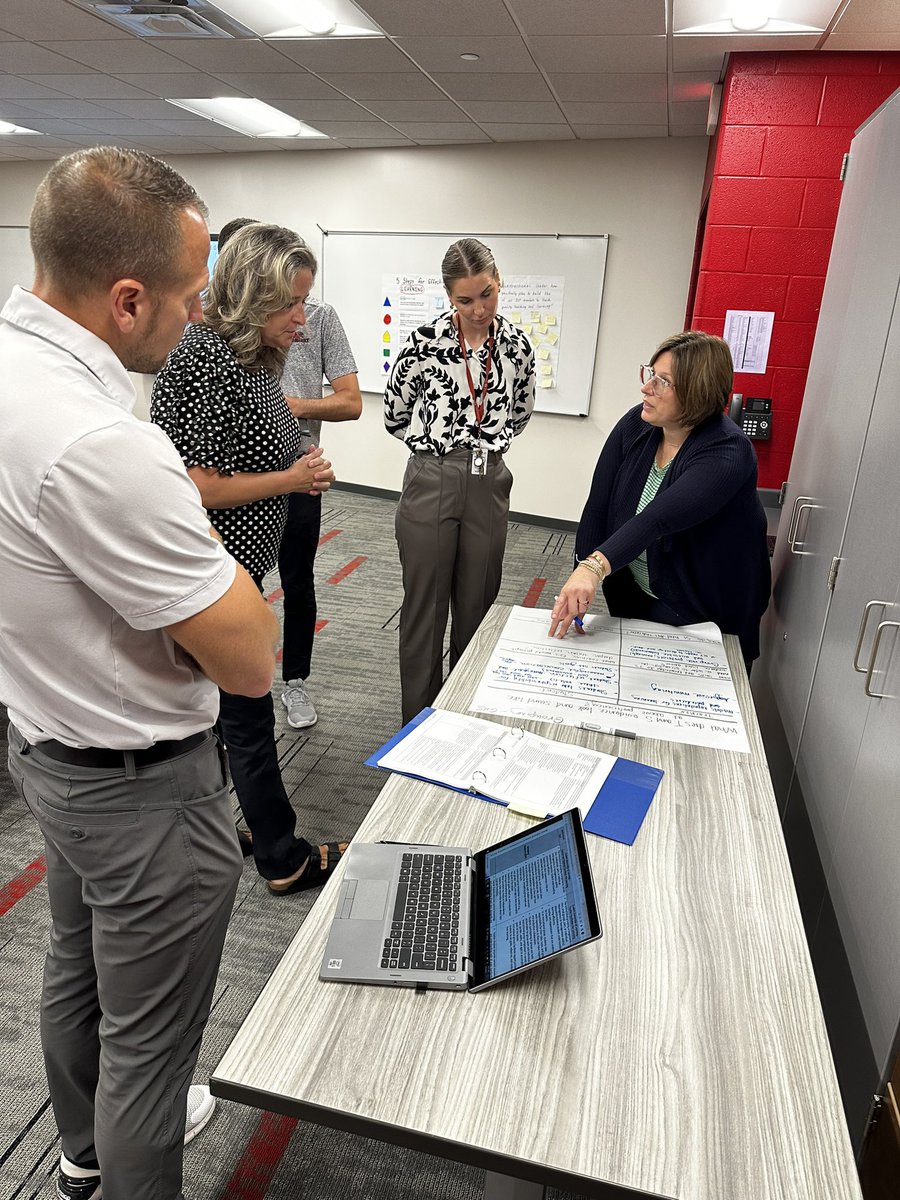 5loriline's tweet image. Digging deeper into the @NIETteach Teaching &amp;amp; Learning Standards today at @GoshenSchools THEN we backwards designed our ILT long range plans based on the new learning! Thanks for coleading with me @thussey20. #highlevelthinking