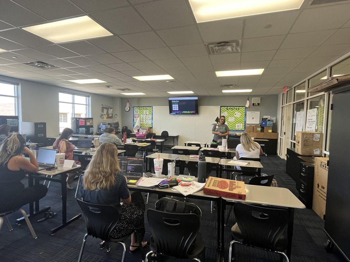 So much teacher learning happening in our new teacher Welcome Home Conference!
So many amazing teachers and leaders here!
<a href="/stephesp7/">Dr. Stephanie Espinosa</a> 
<a href="/kellipalmerNISD/">Kelli Palmer</a> 
<a href="/MrsZeigler/">Delilah Zeigler</a> 
<a href="/apovkovich/">Allyson Povkovich</a> 
<a href="/NorthwestISD/">Northwest ISD</a> 
@JaimeGarcia04
