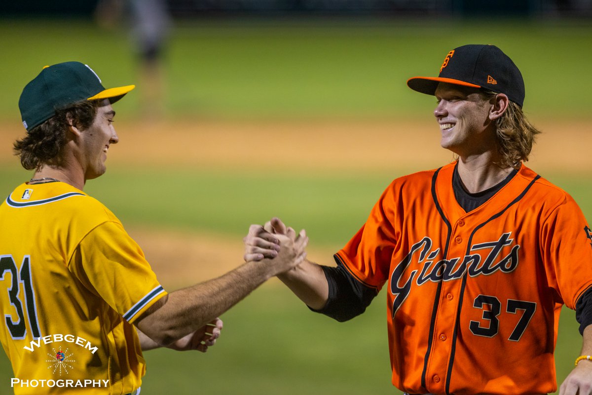 AZProspectWatch's tweet photo. #ACL; 7-25-2023        

Two #GCU alum (#CodyTucker and #JacobWilson) after playing their 1st professional game.

@MiLB @MLBPipeline @SFGiants @giantsprospects
@SFGiantsFans @CodyTucker_07 @GCU_Baseball https://t.co/TykybHy0U1