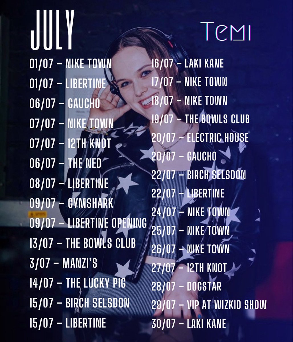 djtemii's tweet image. The plan to be away for July got cancelled, I had zero gigs for July prior to the month and ending up reaching a record number of gigs I did I can’t be more grateful and appreciative of the people that support me 🫶🙏

#djtemi #openformatdj #djlife #djlifestyle