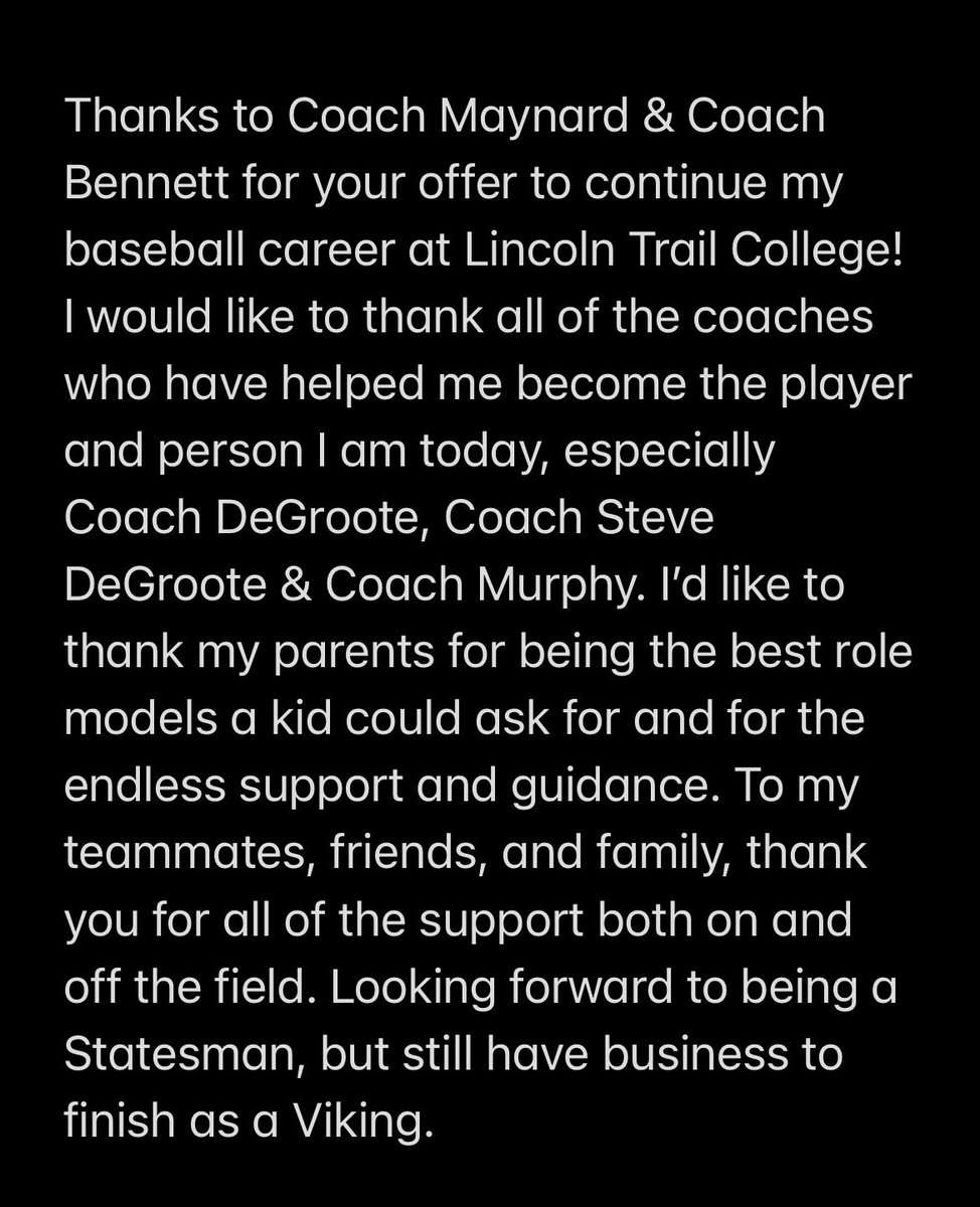 <a href="/LincolnTrailBSB/">LTC Statesmen</a> <a href="/westvigobase/">West Vigo Vikings Baseball</a> <a href="/TopTierAs17U/">Top Tier Athletics 17U</a>