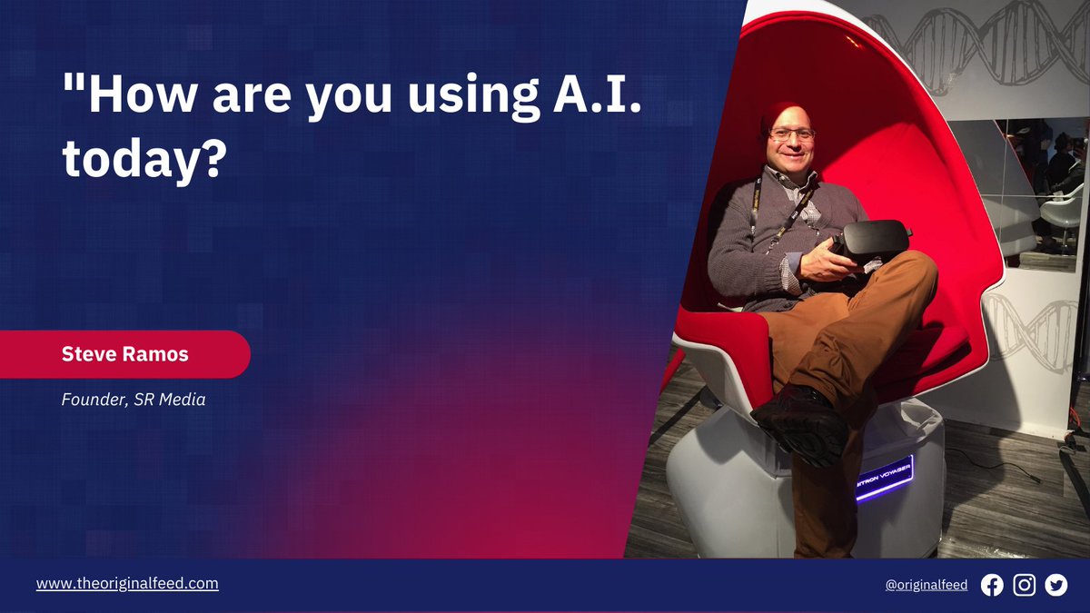 How are you using A.I. today? More importantly, how are you using A.I. to deliver value to your buyers?
#steveramosmedia #steveramoswriter #steveramosmarketer #AItips #AIstrategies #AIprocesses #AIconcepts #innovationmanagement