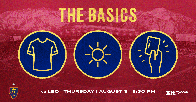 realsaltlake's tweet photo. sunny and 75 = the perfect gameday

#RSLvLEO | #LeaguesCup2023