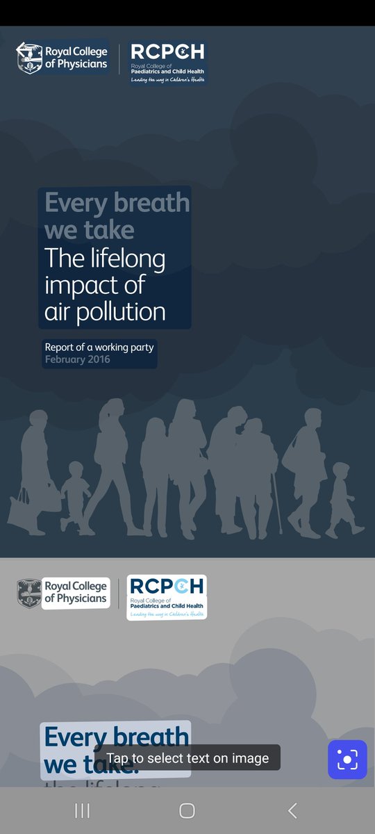 soundings2004's tweet photo. @IainSankey @WhetstoneSDP Not if your child has been affected & many have. You'd do well to read the landmark ruling of 2020 that 9 yr old Ella Kissi Debrah's death was caused by air pollution. Or evidence from Prof Holgate who scrutinised her medical records. 2016 report below. #NotALaughingMatter. https://t.co/bnQJS9qPWJ