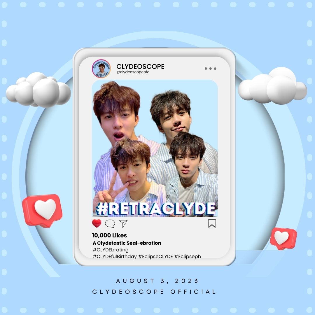 clydeoscopeofc's tweet photo. Joining the fun as we celebrate with @eclipse_clyde by sharing the smiles and birthday wishes on this special RetraClyde!ππ
Read the Mechanics below on how to join this birthday activityπ
A CLYDEtastic Seal-ebration
#CLYDEbrating #CLYDEfulBirthday #EclipseCLYDE #EclipsePh https://t.co/y2yvYl3UKQ