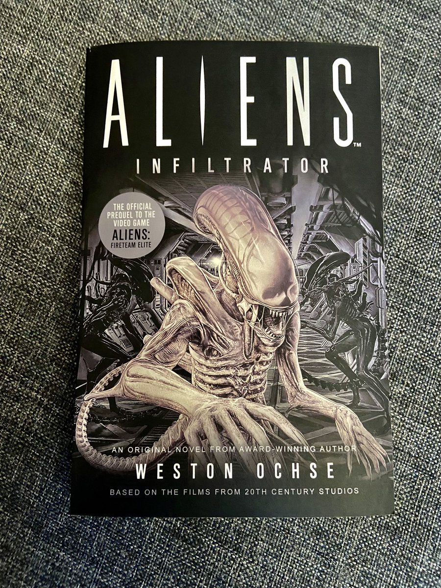 @westonochse Absolutely loved this book! Felt like I was there living the horror on Pala Station.. This was my first Aliens book ever. Picked it up since I played the game. Now I’ve picked up more books. Thank you! #Reading #books