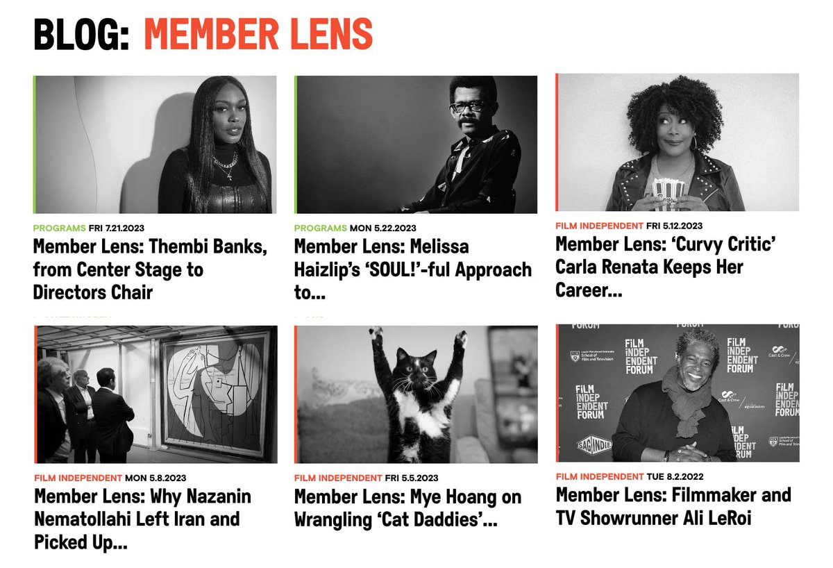 Our #MemberLens series continues to highlight our wonderful Fellows and Alumni. Get to know them and help us support the next generation of storytellers with our Board & Friends Matching Challenge: bit.ly/3OFfwkh