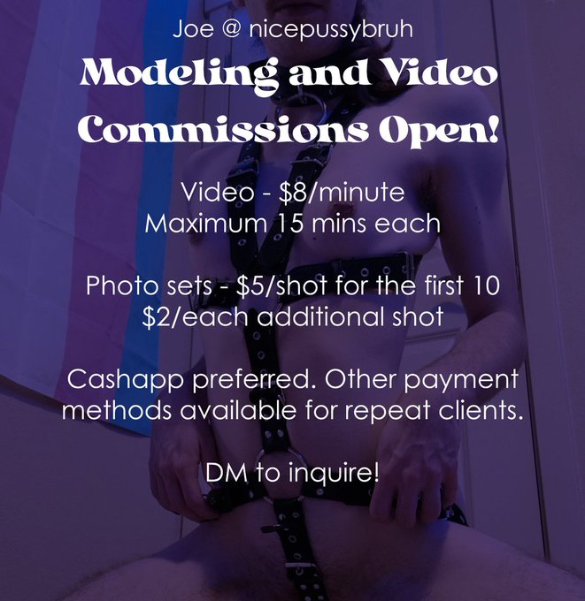 Hiii darlings <3 I recently left my last job and want to get back to doing vids again. Hmu if there's