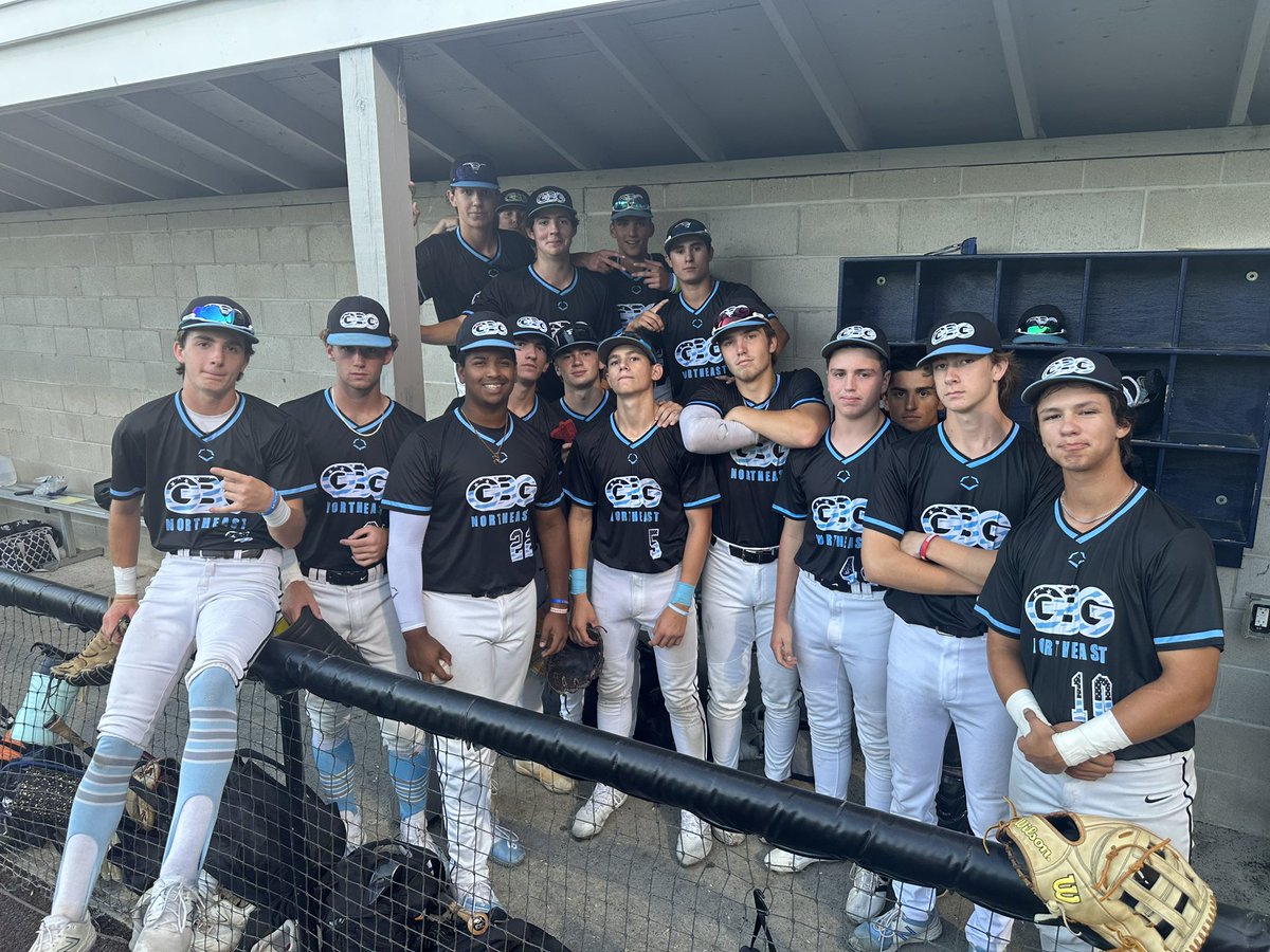 GBG Northeast Hawks (@gbg_hawks) on Twitter photo 15U-NE moves to 2-0 in <a href="/selectbsbevents/">Select Baseball</a> Best of the Best Tournament after 2-0 W!
Ross (4IP, 8K) & Anderson (3IP, 6K) combo shutout.
TomaHawk POG Dave Chiavegato triples, scores on RBI groundout by Shute. Mordas scores first run on WP after leadoff 1B, advance to 3B on Boyd 1B. 15U-NE moves to 2-0 in <a href="/selectbsbevents/">Select Baseball</a> Best of the Best Tournament after 2-0 W!
Ross (4IP, 8K) & Anderson (3IP, 6K) combo shutout.
TomaHawk POG Dave Chiavegato triples, scores on RBI groundout by Shute. Mordas scores first run on WP after leadoff 1B, advance to 3B on Boyd 1B.