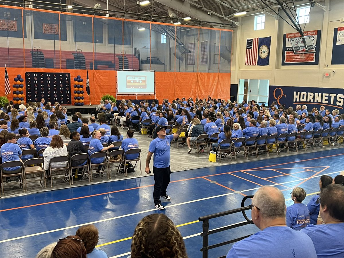 There are two people in education that I can watch on repeat…one is Rita Pierson and the other is <a href="/brewerhm/">Hamish Brewer</a>. Thank you for coming to the OC today to kick off the 2023-24 school year!! #Proud2BeOC <a href="/DanHornick/">Dan Hornick, Ed.D.</a>