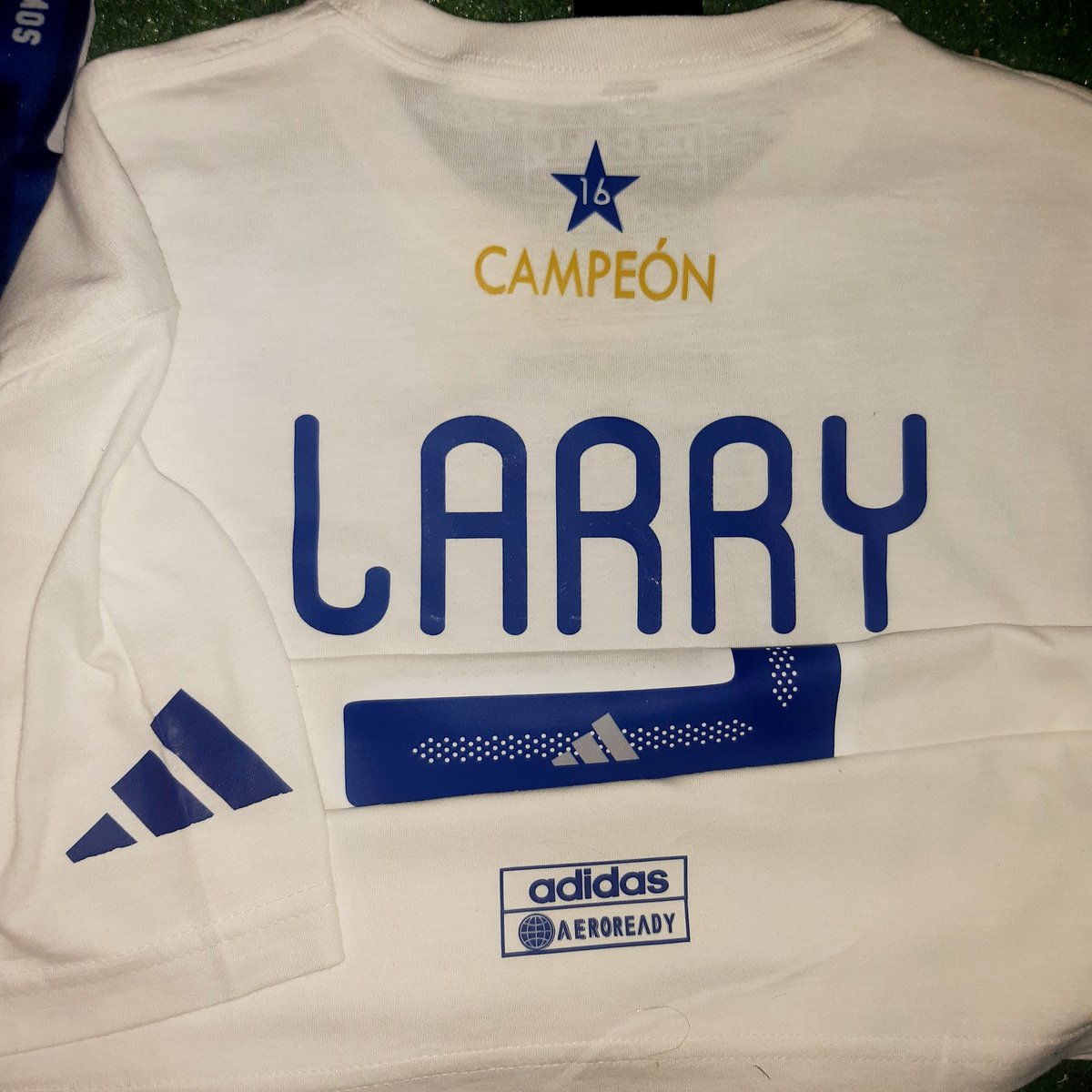 LFutbolera18's tweet photo. Camiseta Campeón
 #5 Larry 
se personaliza algusto de cada cliente. 
$40.000 más costos de envío.

WhatsApp 3228883377
#18VamosParaRato 
#Campeón 
#16VecesMasFeliz 
#10AñosLfutbolera18 
#MadeInChircales https://t.co/qotX8kvMWj