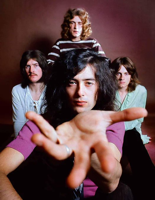 Led Zeppelin, 1969. Photo by Ron Raffaelli
