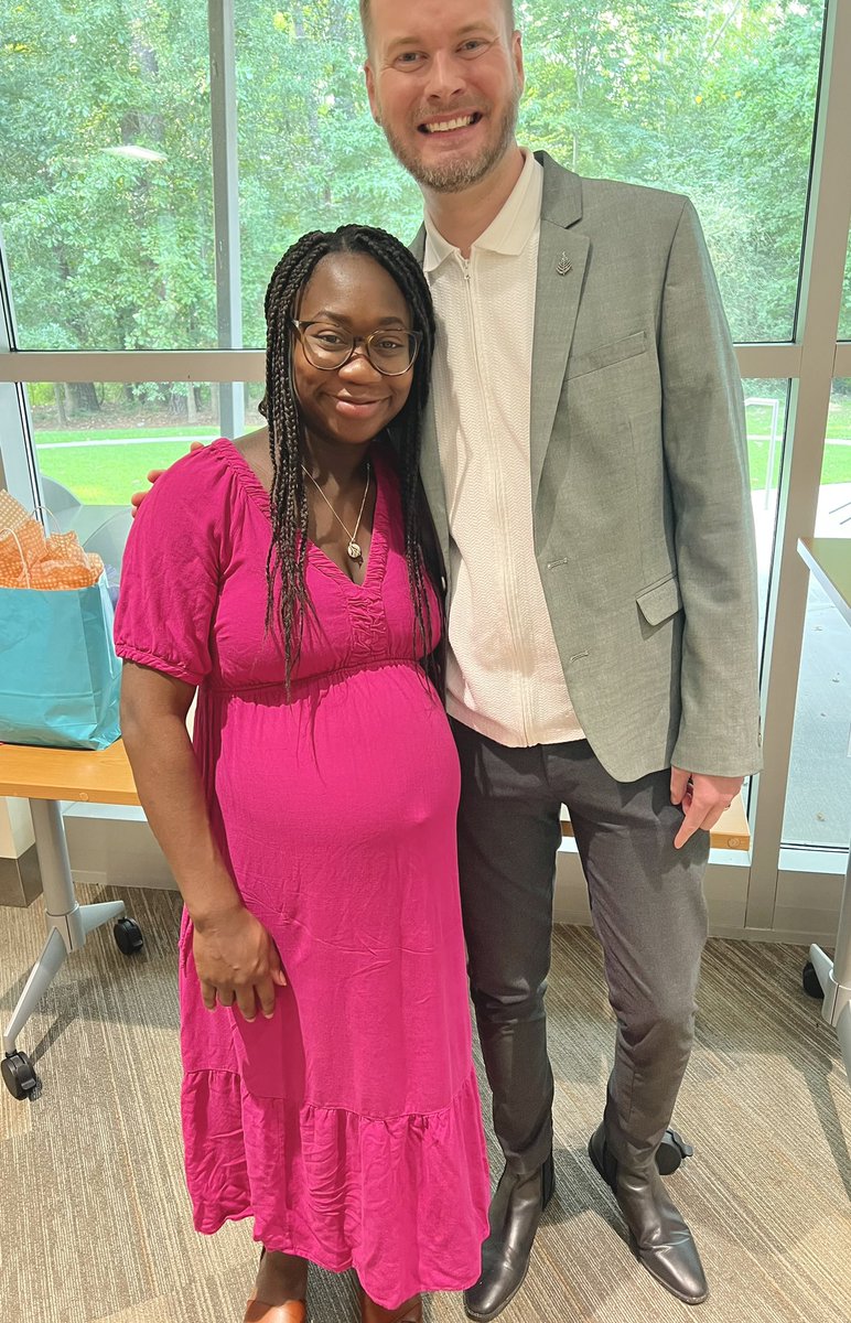 Y’all. <a href="/PCS_NC/">Pitt County Schools</a> 2023-24 TOY Ainsley VanBuskirk is incredible. She is set to deliver her child (tomorrow!), and yet she had a message for our leaders to deliver today…our belief in our kids results in them (and us) acting toward those very beliefs. Believe they can. #PCSbeleadact