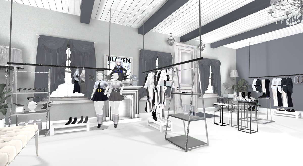 mofuVR's tweet photo. SHOP WORLD COMING SOON……!💭
#PRINCIPALITY_VR @KeyLew_VRC https://t.co/rveNzye4Mo