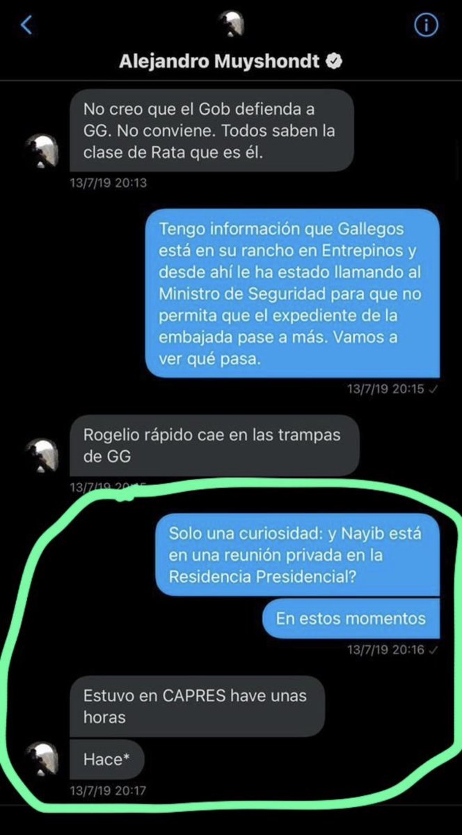 Bueno …parece que @AMuyshondt no tuvo respuesta alguna… ¿Por qué dio la ubicación del Presidente @nayibbukele ? Es sospechoso su silencio.