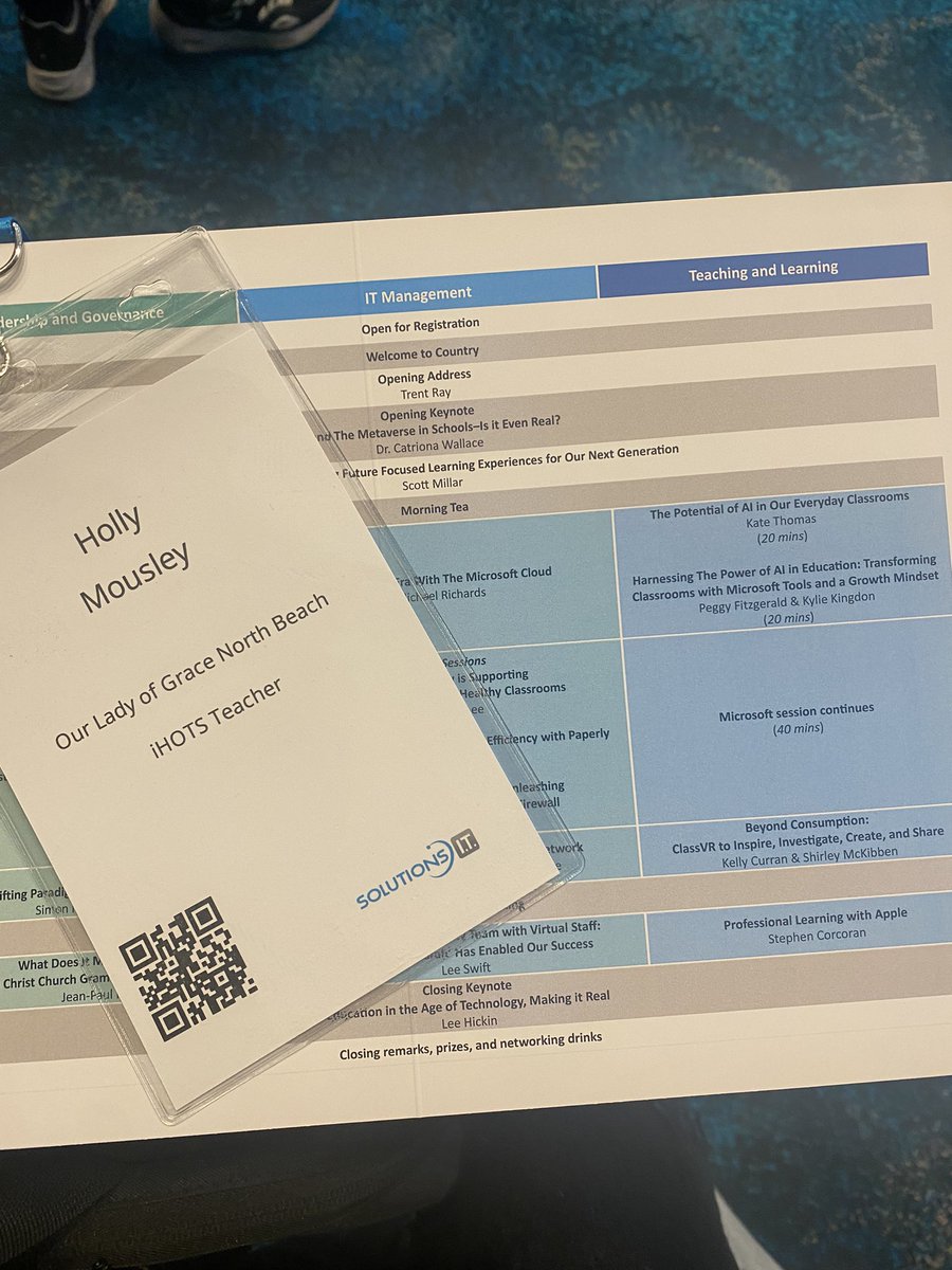 Holly Mousley (@hollyjacob15) on Twitter photo Excited for <a href="/EducationWA/">WA Education Summit</a> for 2023 and to cheer on my amazing friend <a href="/MasielloMiss/">Mrs Kate Thomas</a> who is presenting ‘The Potential of AI in our Everyday Classrooms’ 🥳 Excited for <a href="/EducationWA/">WA Education Summit</a> for 2023 and to cheer on my amazing friend <a href="/MasielloMiss/">Mrs Kate Thomas</a> who is presenting ‘The Potential of AI in our Everyday Classrooms’ 🥳