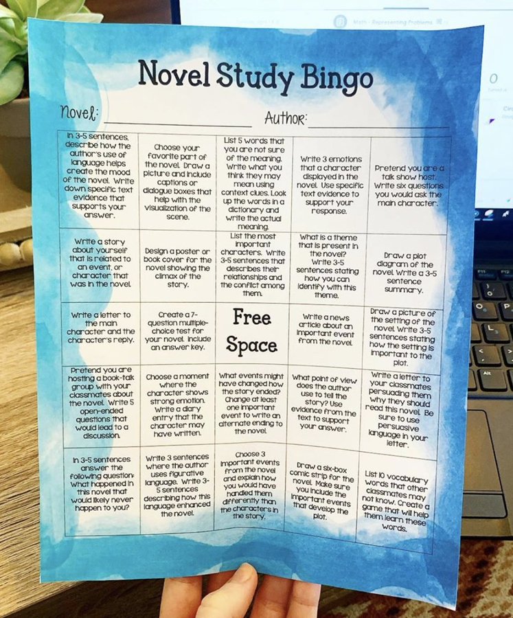 #StudentChoice is on the menu with this bingo board! How do you invite your Ss to lead their own learning? (Via T Katie Sokol) #TeacherTwitter