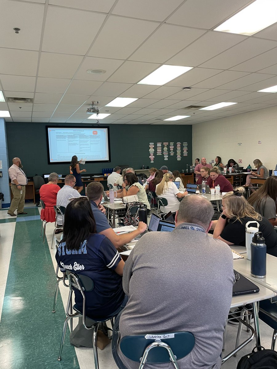 Today was a GREAT day spent with middle school math teachers! Special shout out to the teacher leaders who guided their grade-level groups. #CollaborativeCulture