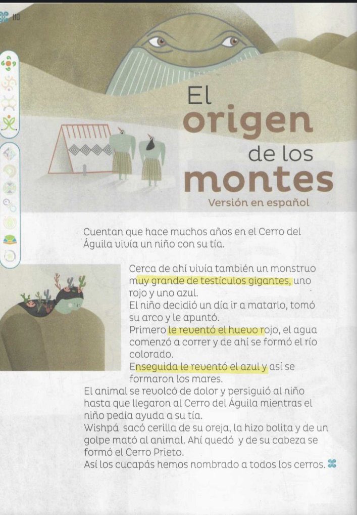 Oootra joya del comunista soberbio y prepotente #MarxArriaga. ¿Saben que los montes, ríos y mares se formaron a raíz de que un niño le reventó los testículos a un monstruo? In-cre-í-ble. 👇