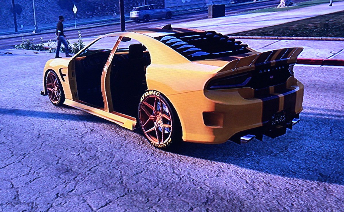 Dodge Charger HellCat SRT No Doors and No Hoods #GTAOnline #SRTHellCat #GTA5