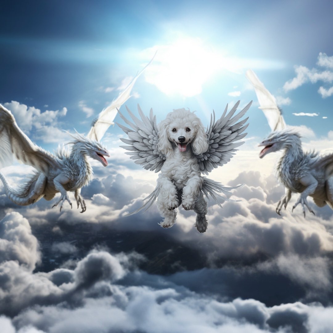 Dragons Lair &amp; PoodleFLR GIVEAWAY

Have you ever seen a flying <a href="/PoodleFLR/">Poodle Coin - FLR</a> being escorted by Dragons?

No, but if you participate in this giveaway, maybe you’ll see an Alpha Draconis Genesis from <a href="/LairOvDragons/">Dragons Lair</a> landing on your wallet being escorted by 1B PoodleFLR tokens. 👇👇🐩🐉