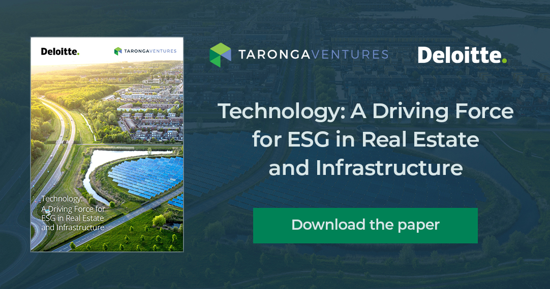 We're pleased to release an industry paper with <a href="/Deloitte/">Deloitte</a>, focusing on the role of technology in accelerating ESG outcomes across real assets.

Download the paper: lnkd.in/gfzy6y56

#ESG #RealAssets #Sustinability #RealTech #Innovation #Infrastructure