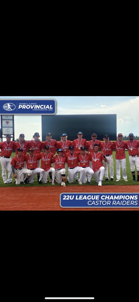 KillamBraves's tweet photo. Also congratulations to a few of our young fellas, Kelndorfer, Rombough and McArthur for winning gold in U22 provincials with the Castor Raiders in Sylvan Lake last weekend. Well done boys! https://t.co/cllbtiPoRU