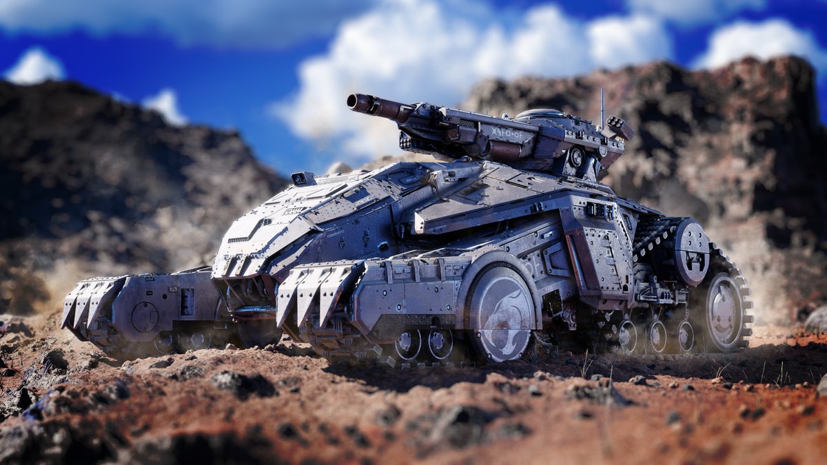 Vsions's tweet photo. #Thundercats , ThunderTank Remix! @artstationhq https://t.co/HvK8Yza1KC 

#scifiart #3dart #Mecha https://t.co/34IE9mReXa