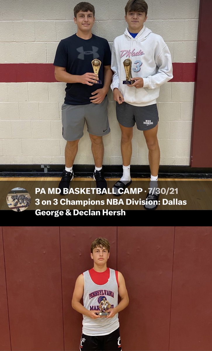 CoachCG6's tweet photo. Heck of an 8 year run at @pamdbballcamp - Dallas finally got the team chip been waiting on. Great camp-almost all the best local guys have attended at some point.  

Last summer of hoops… bittersweet for Dad.  Lotta memories- old pics 😂 
#timesflying https://t.co/hy2BU9VIq5