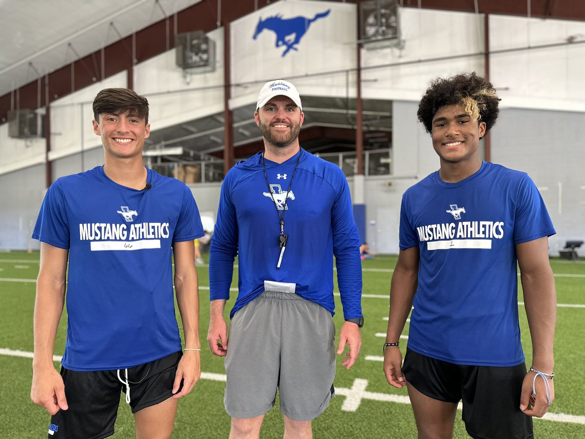The @IsideMustangs returns a strong skill corps that’s making the job extra fun and creative for Mustangs first-year head coach @Coach_Chrisman. #kris6sports