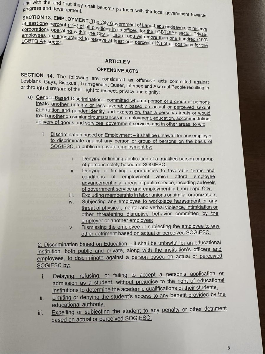 newswatchplusph's tweet photo. LOOK: Lapu-Lapu City in Central Visayas has passed an ordinance protecting members of the LGBTQIA+ community from discrimination.

📸 Councilor Annabeth "Mama Abeth" Cuizon/Facebook https://t.co/BPiHxg03Ei